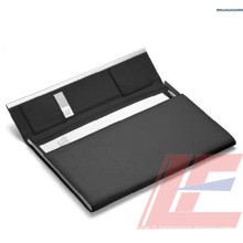 Vente en gros A4 PU Leather 4 Ring File Folder / Multi-Function File Folder / Folder with Magnetic Snap